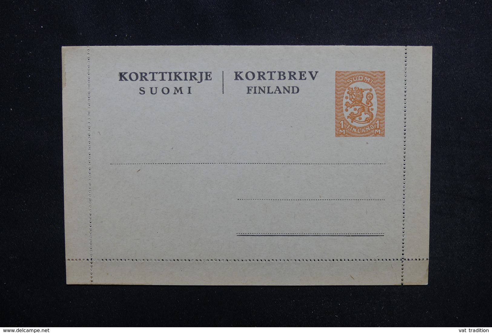 FINLANDE - Entier Postal ( Carte Lettre ) Non Circulé - L 53476 - Interi Postali