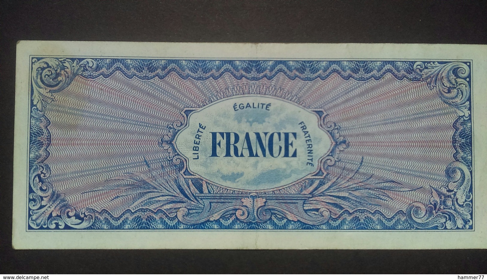 France 1944: Allied Occupation 100 Francs - 1945 Verso France