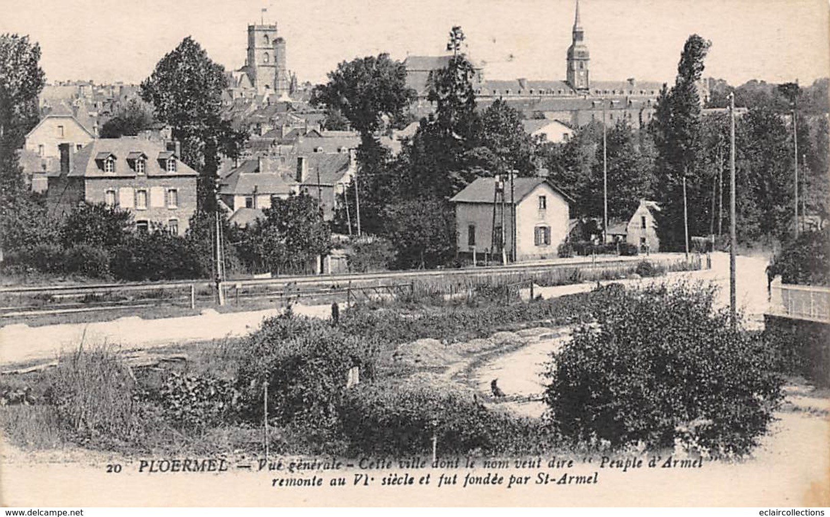 Plöermel         56        Vue Générale    (Voir Scan) - Ploërmel