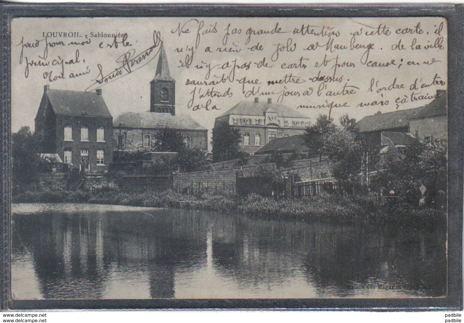 Carte Postale 59. Louvroil  Sablonnière Très Beau Plan - Louvroil