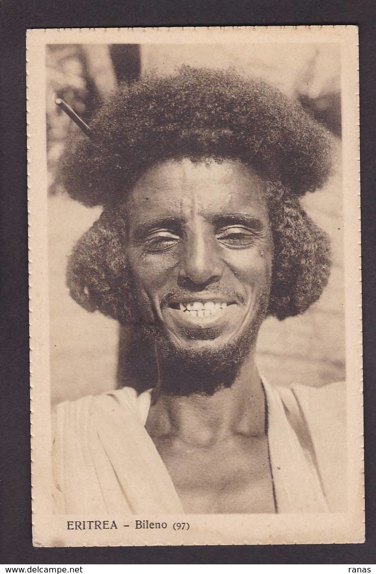 CPA Ethiopie Ethiopia Afrique Noire Abyssinie écrite Type - Etiopia