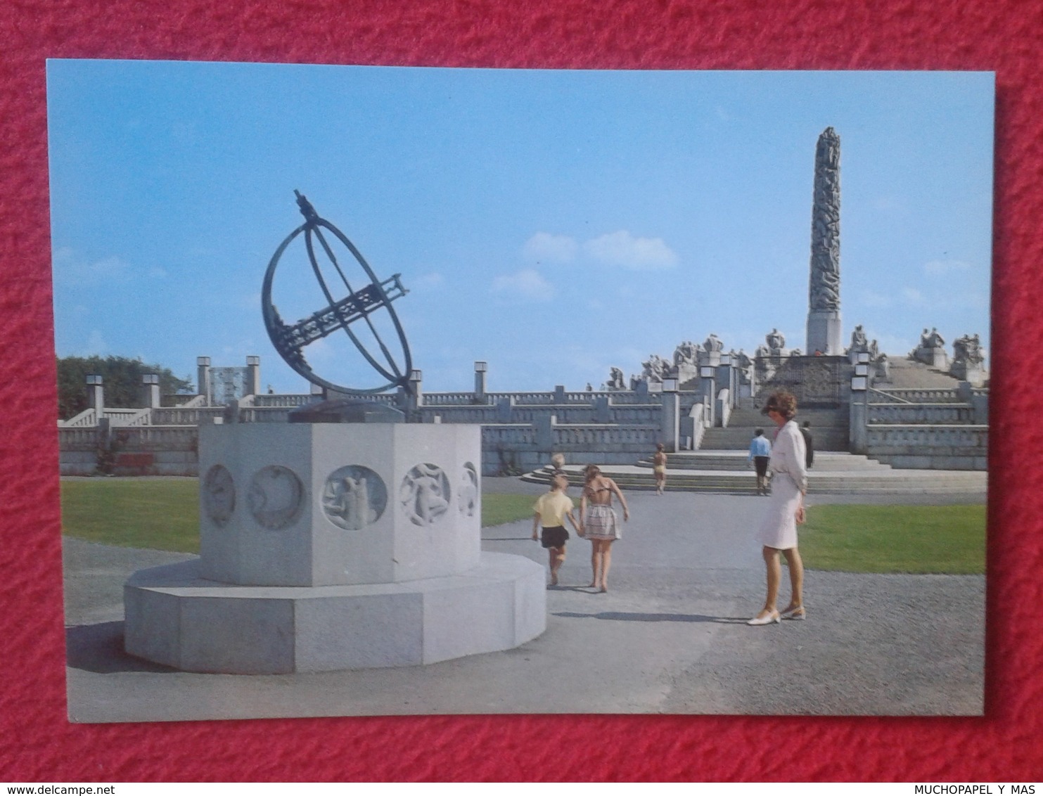 POSTAL POST CARD NORUEGA NORGE NORWAY OSLO THE VIGELAND SCULPTURE PARK VIGELANDSPARKEN FOTO: NORMANN A-147 VER FOTO..... - Noruega