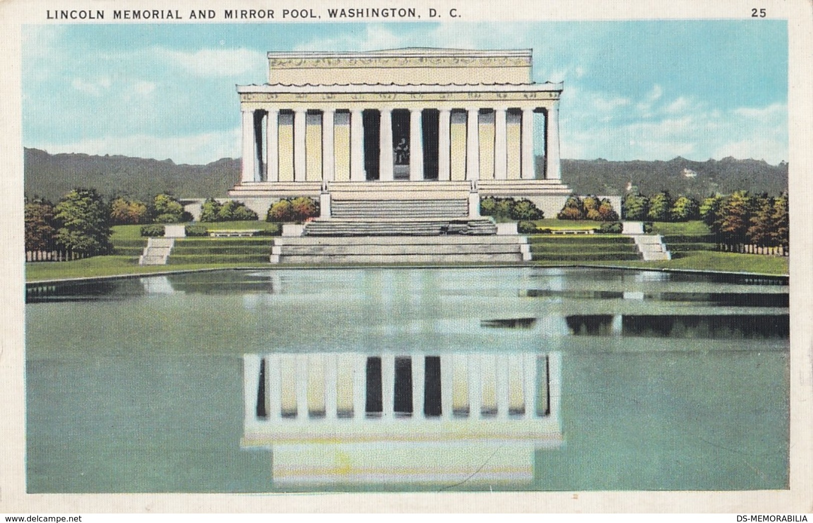 Washington DC Lincoln Memorial And Mirror Pool - Washington DC