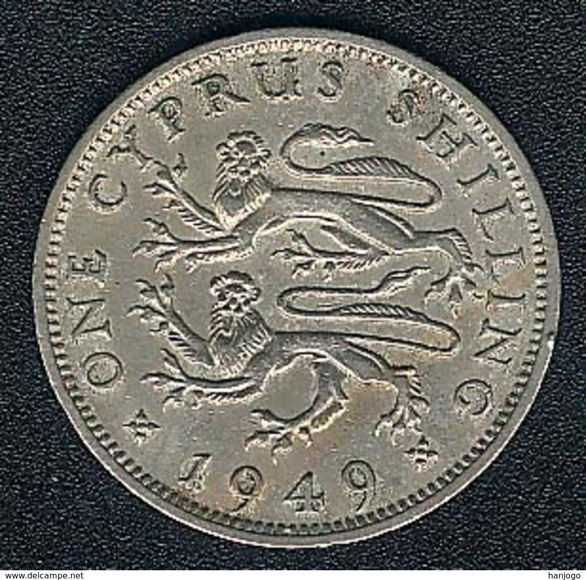 Zypern, 1 Shilling 1949, KM 31 - Zypern