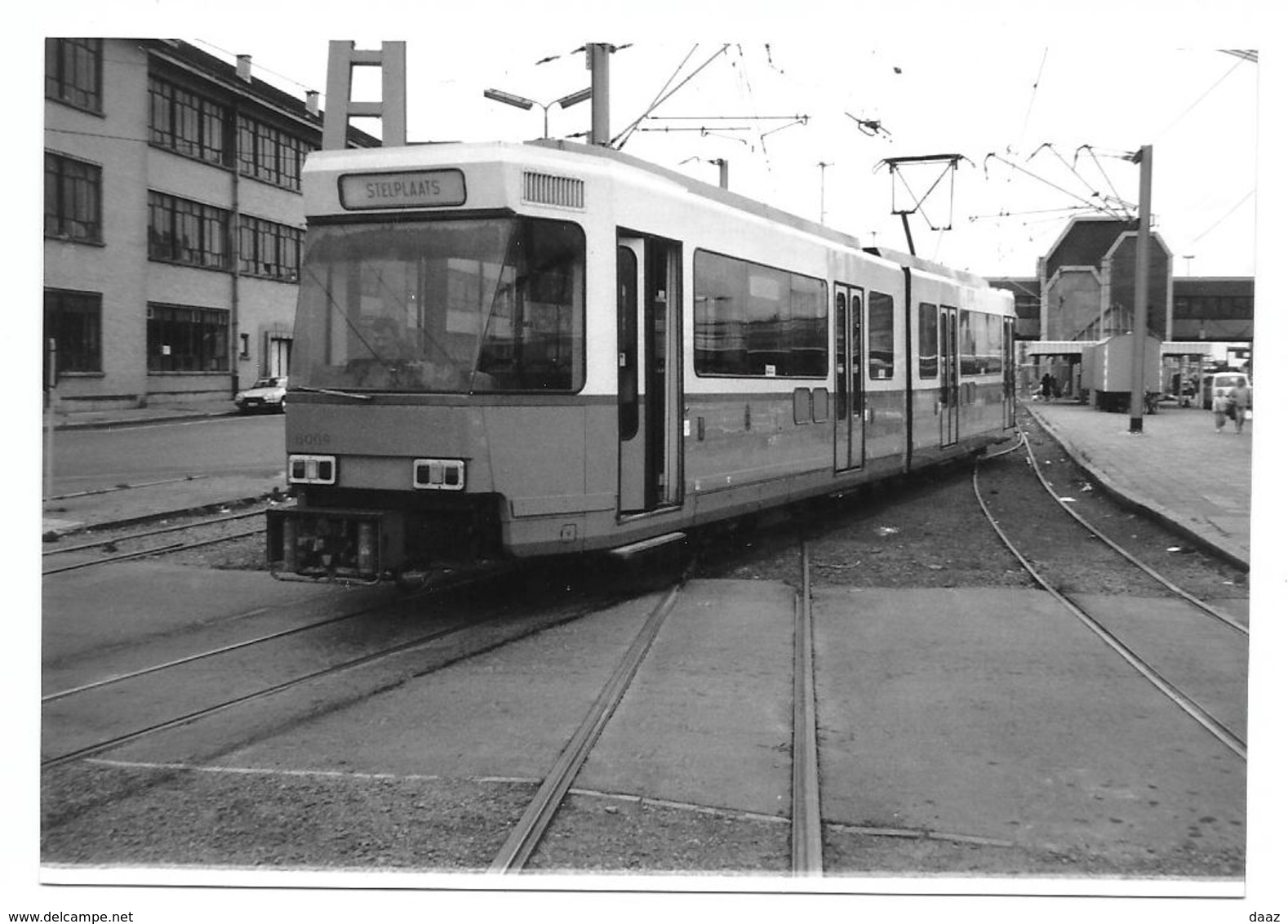 Oostende Station Ostende Gare Tram 1990 Photo 12,5x9 - Trains