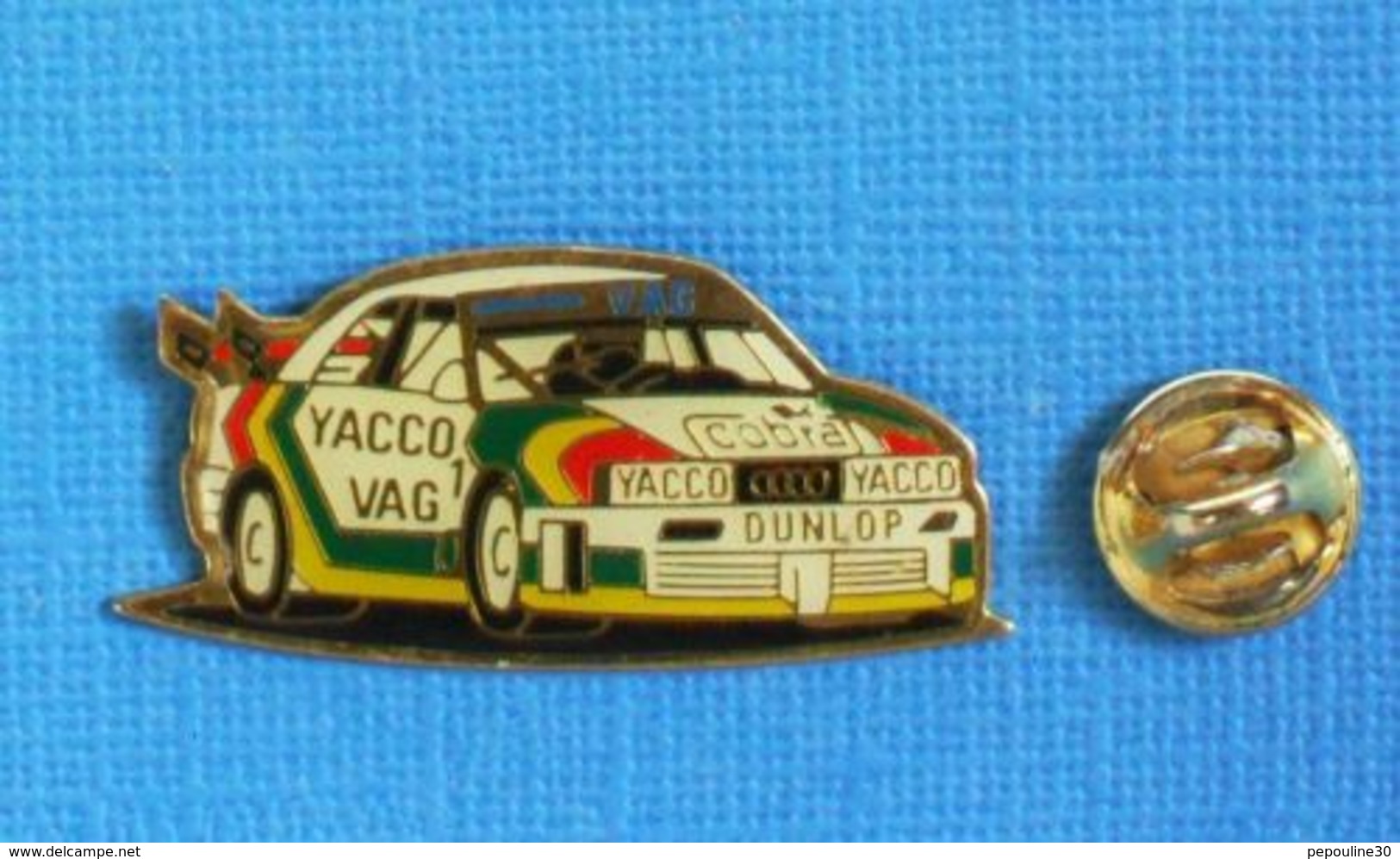 1 PIN'S //  ** AUDI DTM / VAG / YACCO / COBRA / DUNLOP ** - Audi