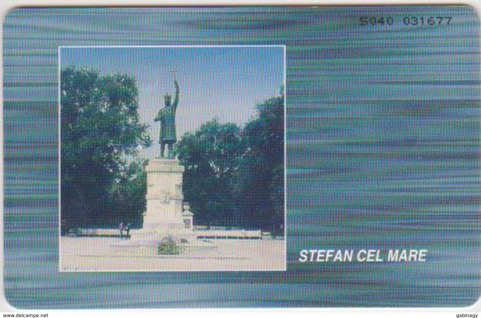 #13 - MOLDOVA-02 - STEFAN CEL MARE - STATUE - 01/00 - 150.000EX. - Moldawien (Moldau)