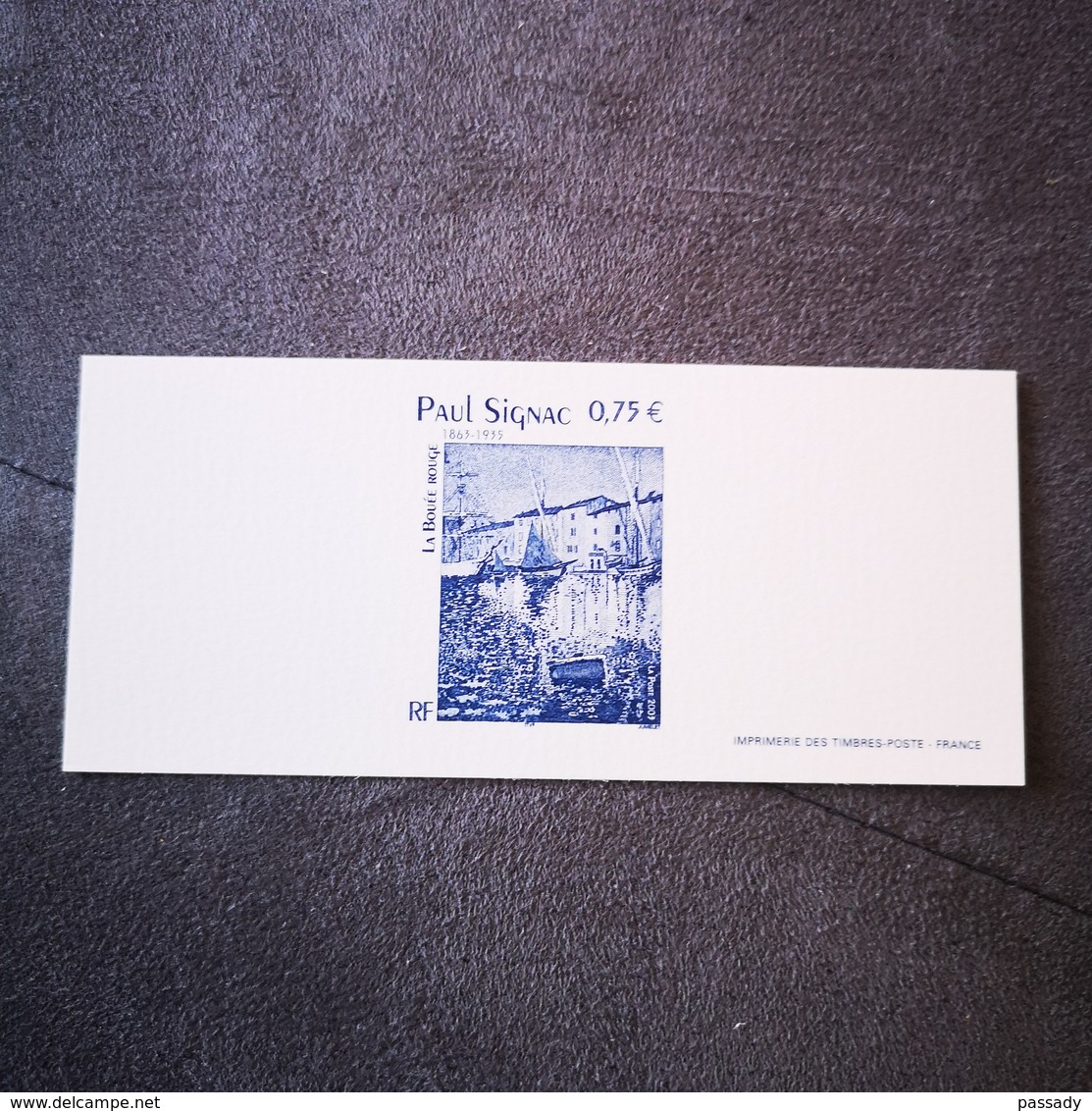 FRANCE FDC GRAVURE épreuve 1er Jour PAUL SIGNAC La Bouée Rouge 2003 - Collection Timbre Poste - 2000-2009