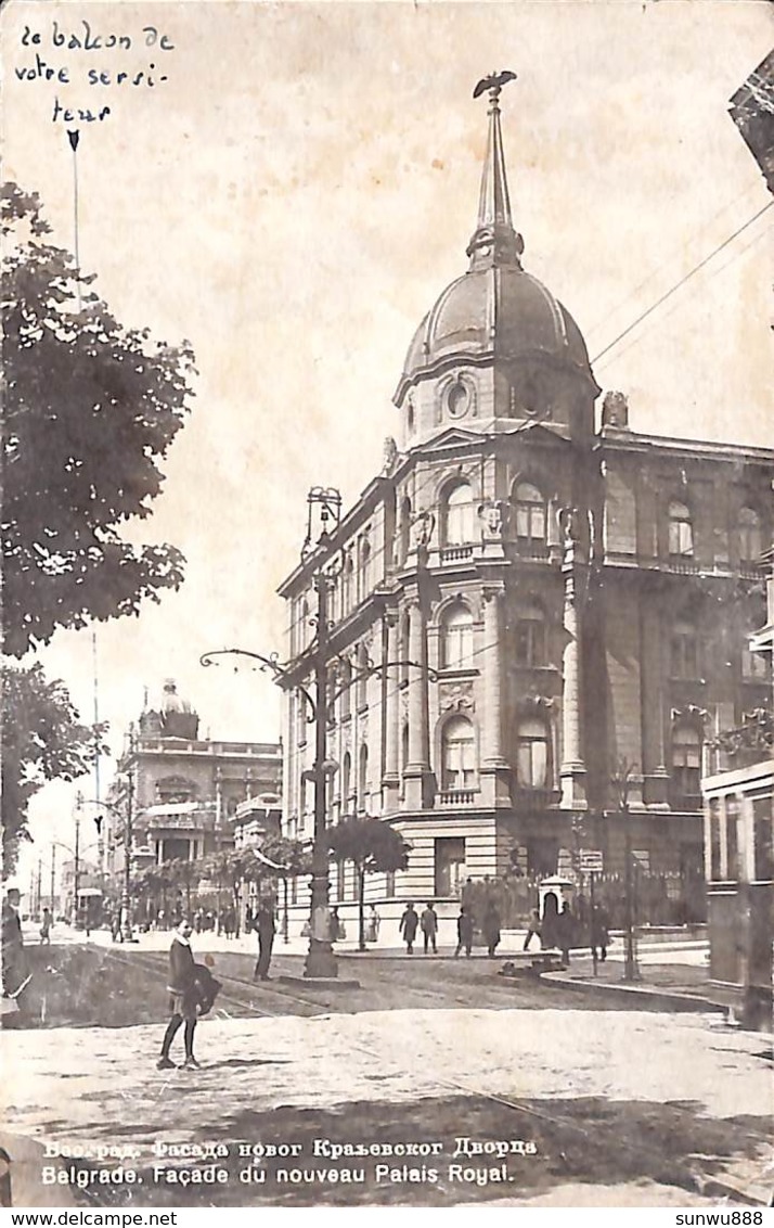 Belgrade - Façade Du Nouveau Palais Royal (animation, Umetnicka Galerija  1926) - Serbie