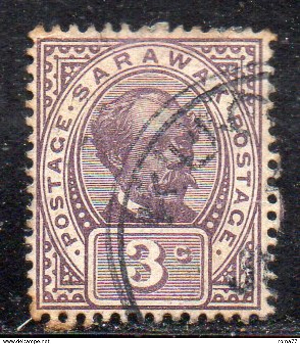 XP4501 - SARAWAK MALAYSIA 1918, Yvert N. 52  Usato  (2380A) - Sarawak (...-1963)