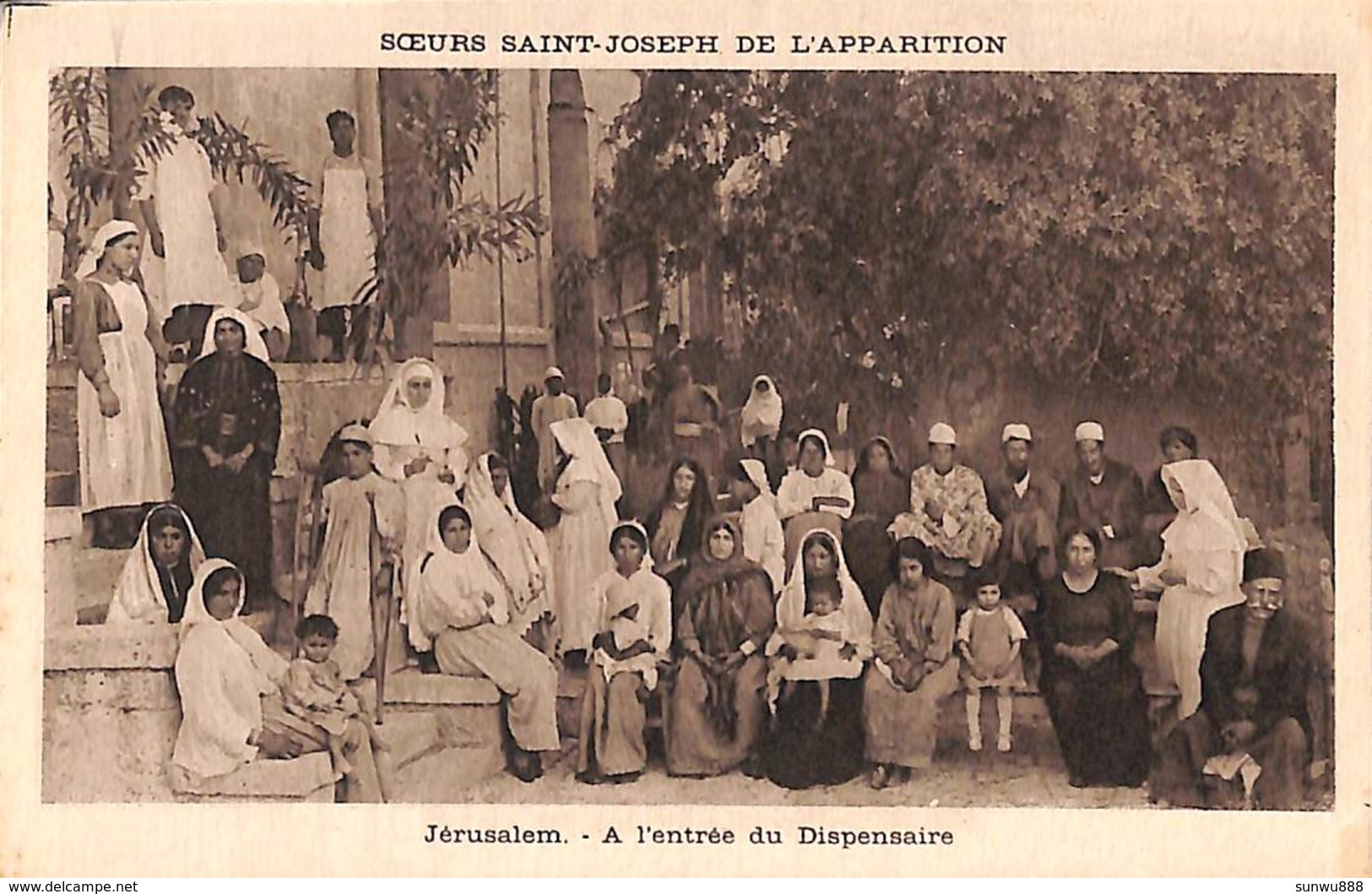 Jérusalem - A L'entrée Du Dispensaire - Soeurs Saint-Joseph De L'Apparition (animée) - Israel