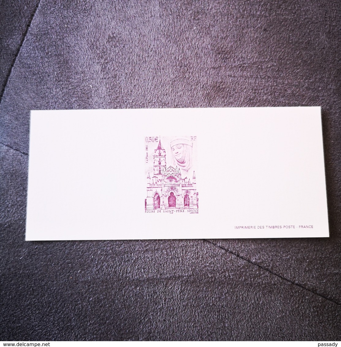 FRANCE FDC GRAVURE épreuve 1er Jour EGLISE DE SAINT PERE YONNE 2003 - Collection Timbre Poste - 2000-2009