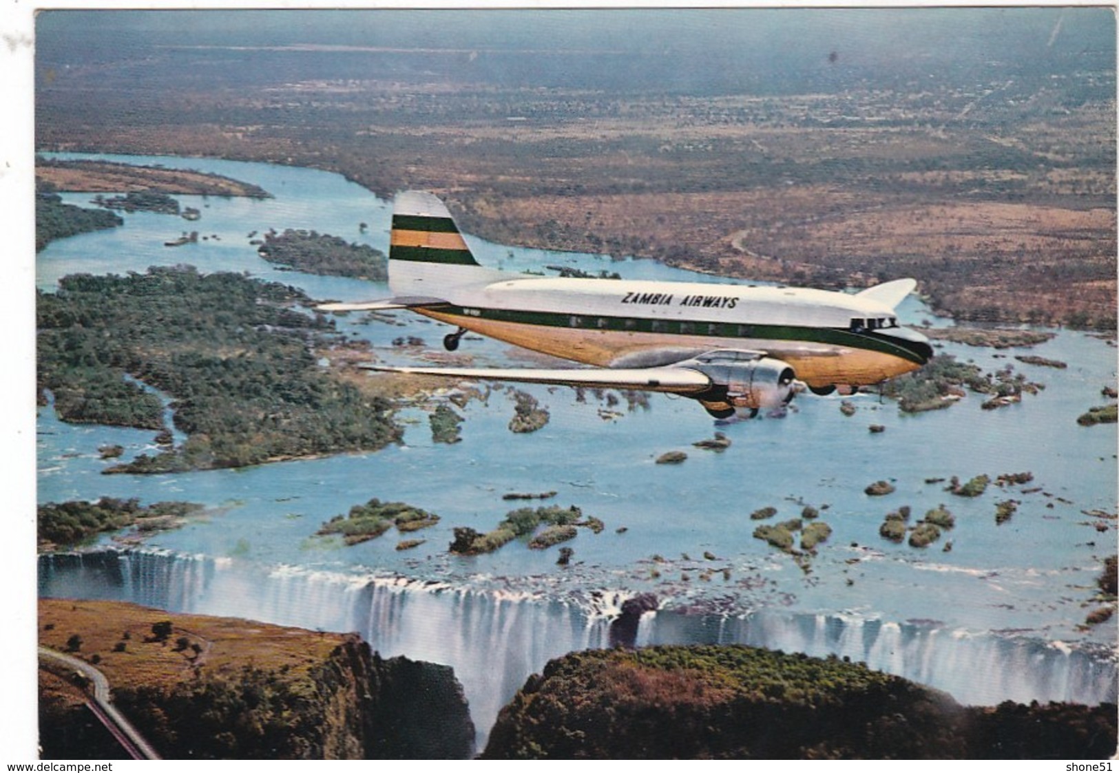 ZAMBIA AIRWAYS  Victoria Falls - Livingstone Zambia - 1946-....: Ere Moderne