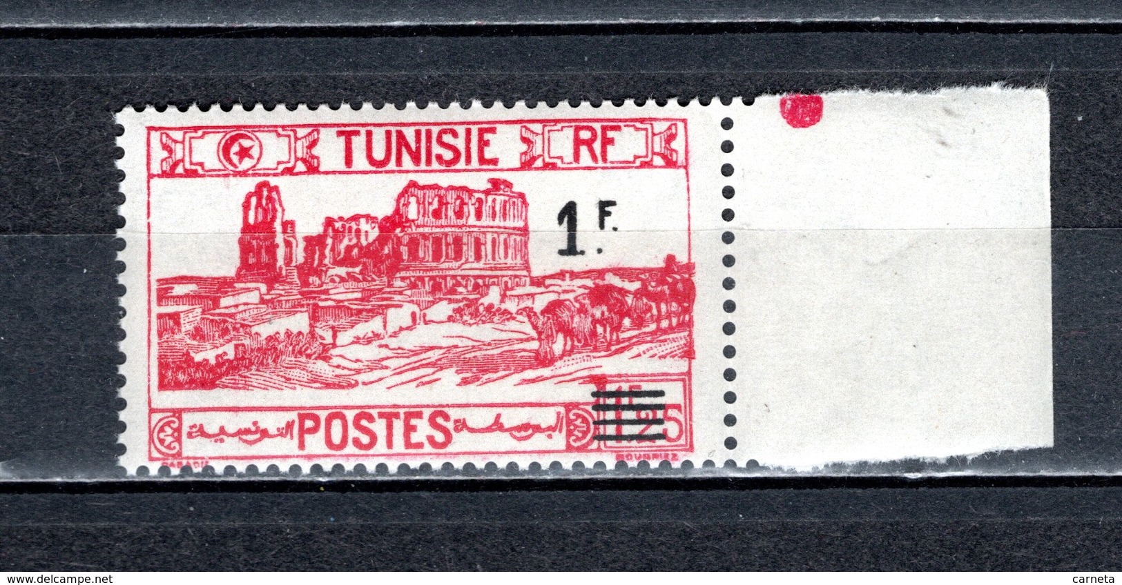 TUNISIE  N° 224     NEUF SANS CHARNIERE COTE 0.90€   AMPHITHEATRE - Neufs