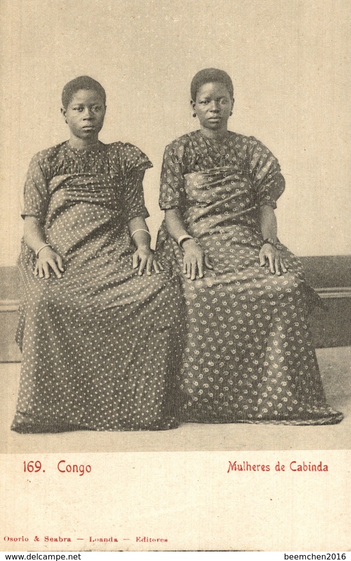 Cpa ANGOLA - CONGO PORTUGUESA - ETHNIC, Mulheres De Cabinda, OSORIO & SEABRA - Angola