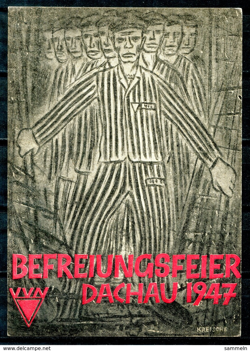 5690 - ALL.BES.GEM.AUSGABEN - Mi.964 Auf Sonderkarte "BEFREIUNGSFEIER DACHAU 1947" Und SoSt. - Sonstige & Ohne Zuordnung