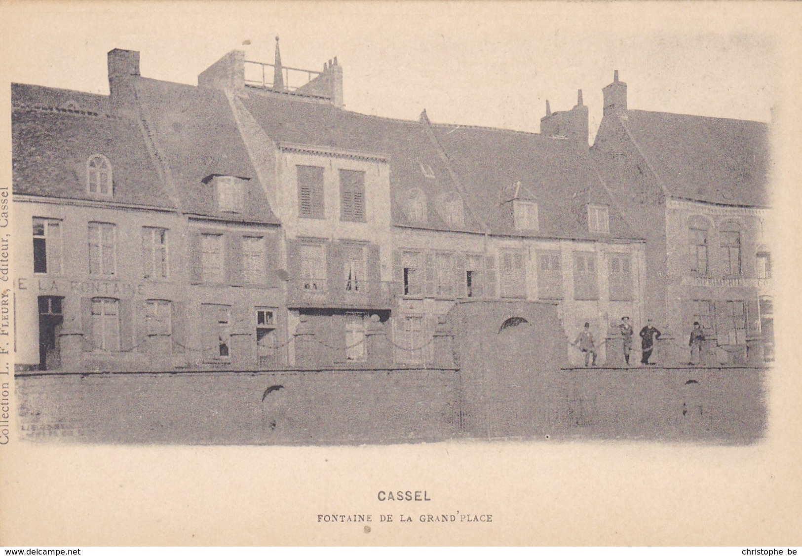 Cassel, Nord, 59, Fontaine De La Grand'Place (pk68043) - Cassel