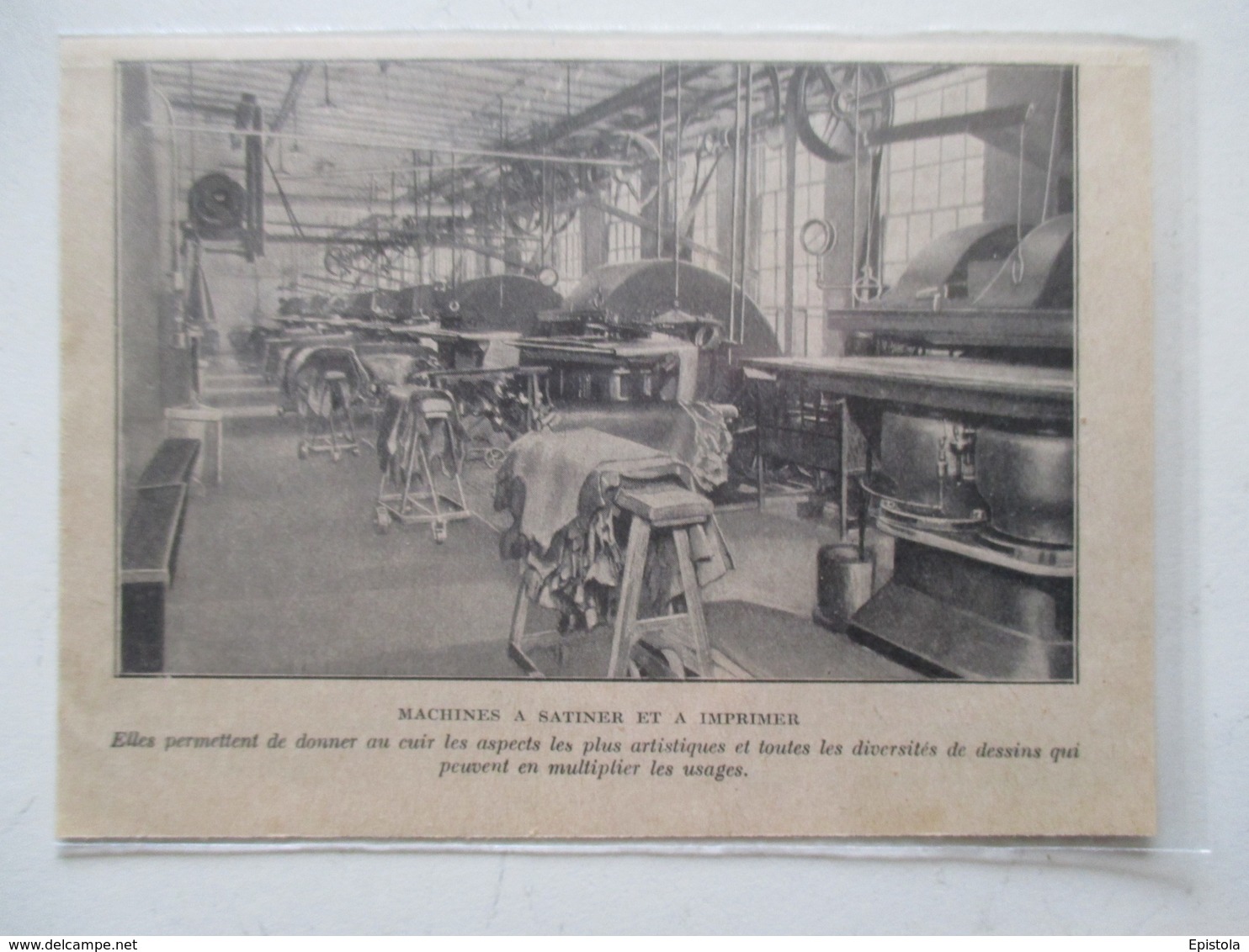 STRASBOURG   - MACHINE à Satiner Et à Imprimer  ETs TANNERIE WACKEN    - Coupure De Presse De 1928 - Autres Appareils