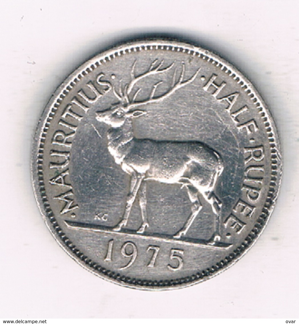 HALF RUPEE 1975 MAURITIUS /1250/ - Maurice