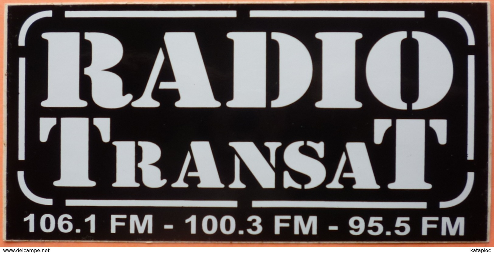 AUTOCOLLANT STICKER - RADIO TRANSAT - Stickers