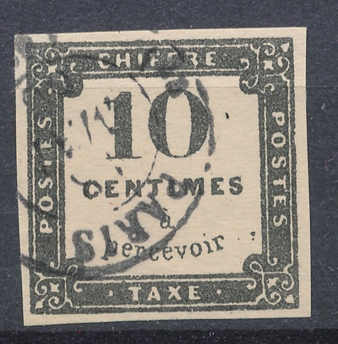 N°2 TAXE. - 1859-1959 Usados