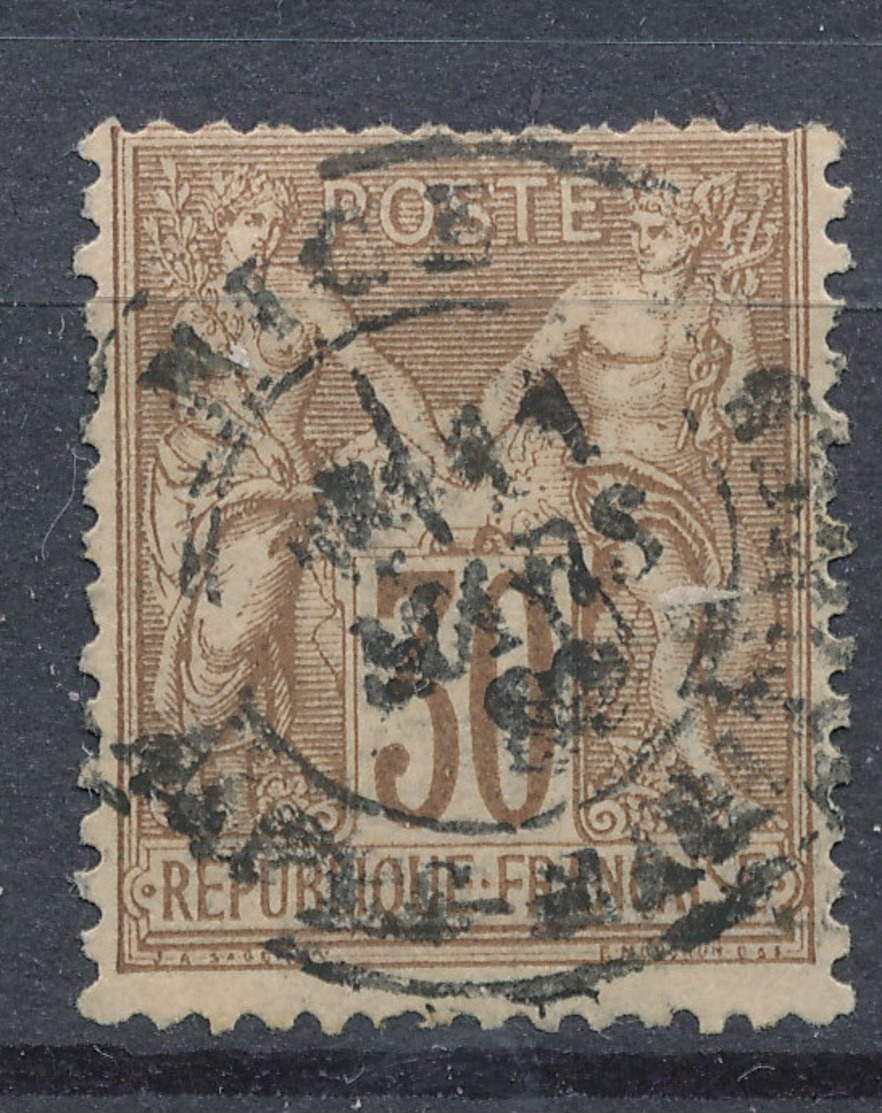 N°69 CACHET NICE. - 1876-1878 Sage (Tipo I)