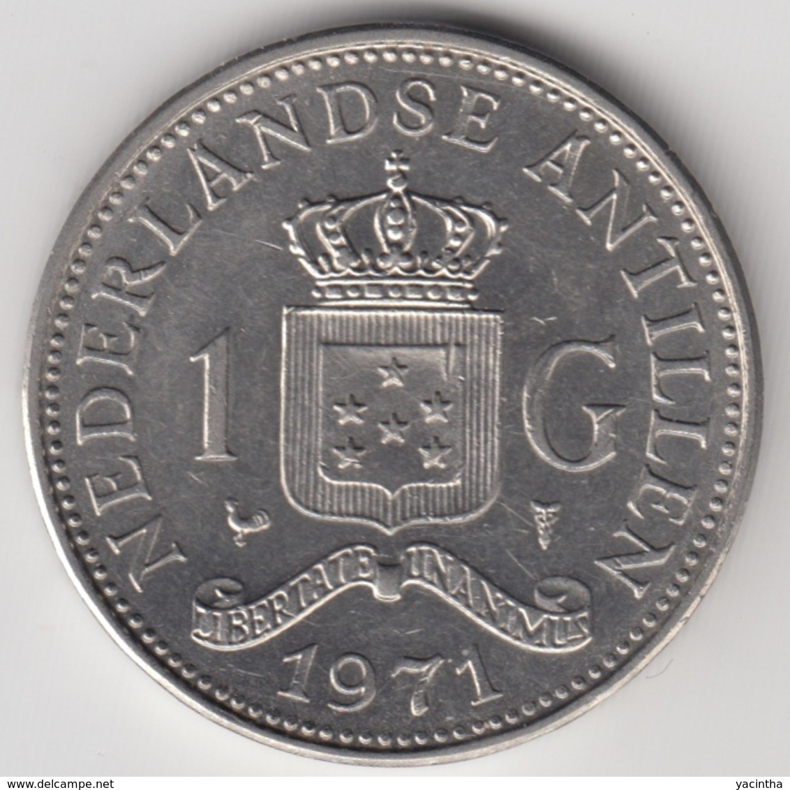 @Y@    Nederlandse Antillen  1  Gulden  1971  ( 4716 ) - Antille Olandesi