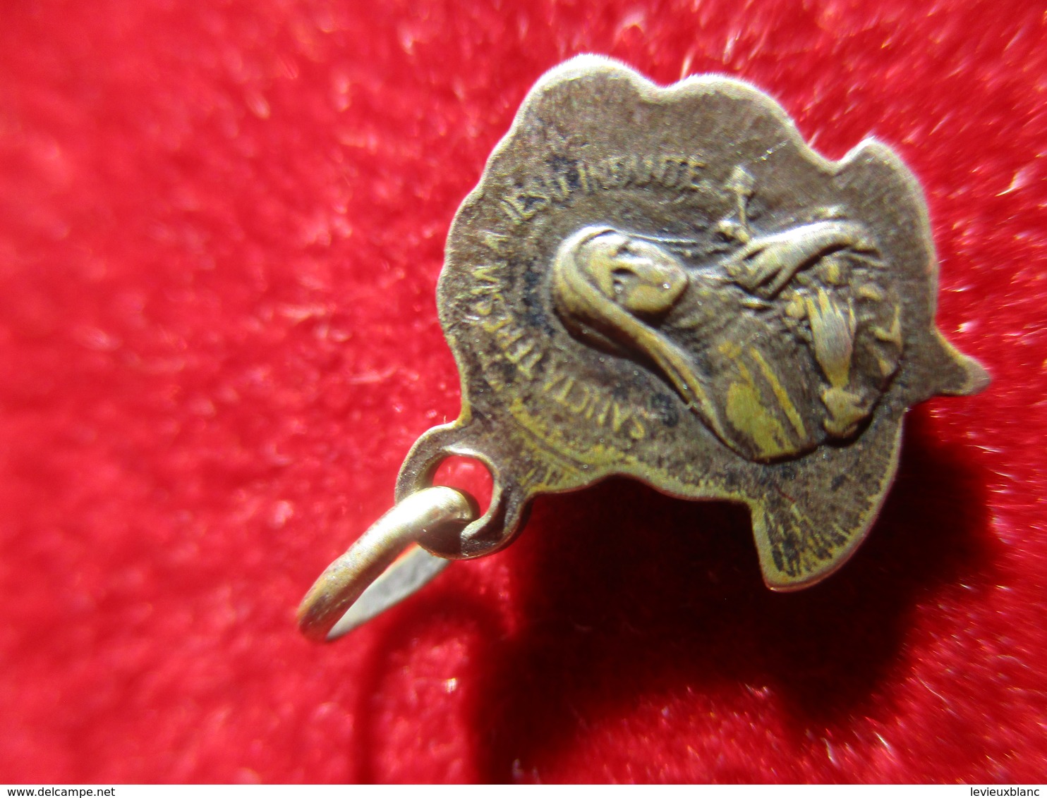 Mini- Médaille Religieuse Ancienne/Sainte Thérèse De L'Enfant Jésus/Etain/Début - XXéme CAN828 - Religion & Esotérisme