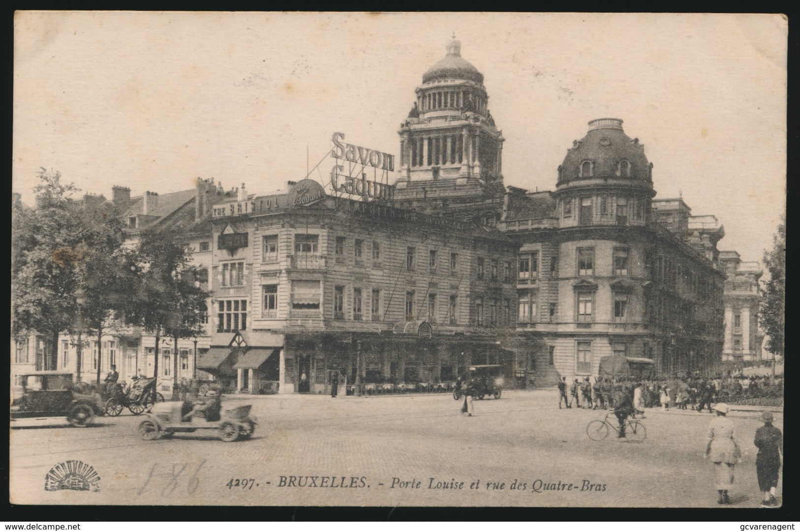 BRUXELLES  PORTE LOUISE ET RUE DES QUATRE BRAS - Bruxelles-ville