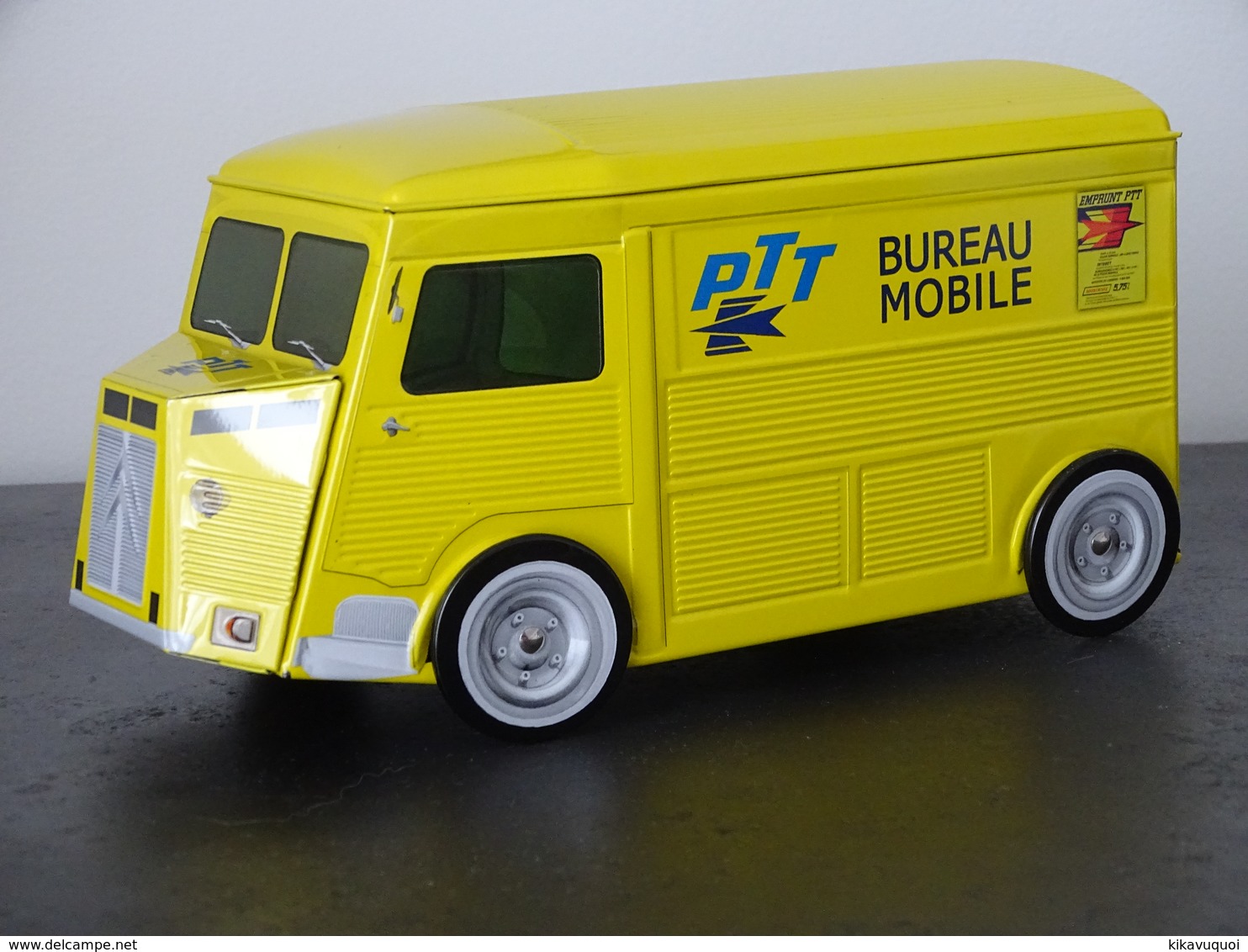 RARE CITROEN H HY LA POSTE PTT - Boite à Gateaux - échelle Environ 1/18 Eme Neuf - Autres & Non Classés