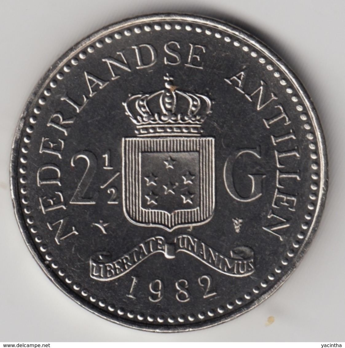 @Y@    Nederlandse Antillen  2 1/2  Gulden  Rijksdaalder  1982  ( 4740 ) - Niederländische Antillen