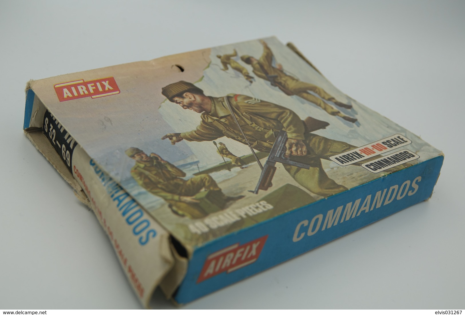 Airfix WW2 COMMANDOS, Scale HO/OO, Vintage 50pc - Figuren