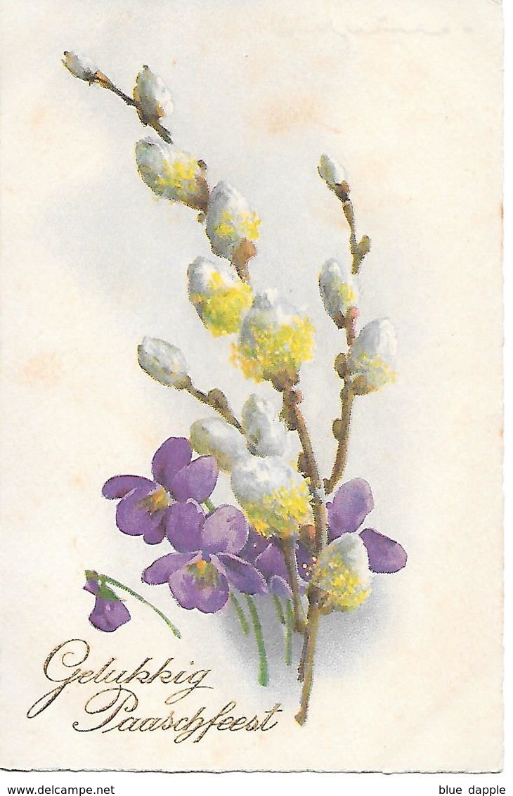 Illustrator - C. Klein - Easter, Ostern, Paques, Crocus, Willow Catkin, Chaton De Saule, Krokus, Weidenkätzchen - Klein, Catharina