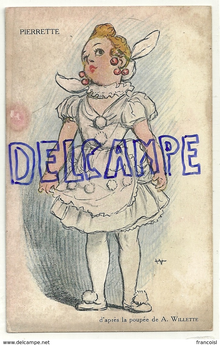 Pierrette. D'après La Poupée De A. Willette. D'après La Poupée "Dalla Bambola". Reproduction De La Muneca - Wilette