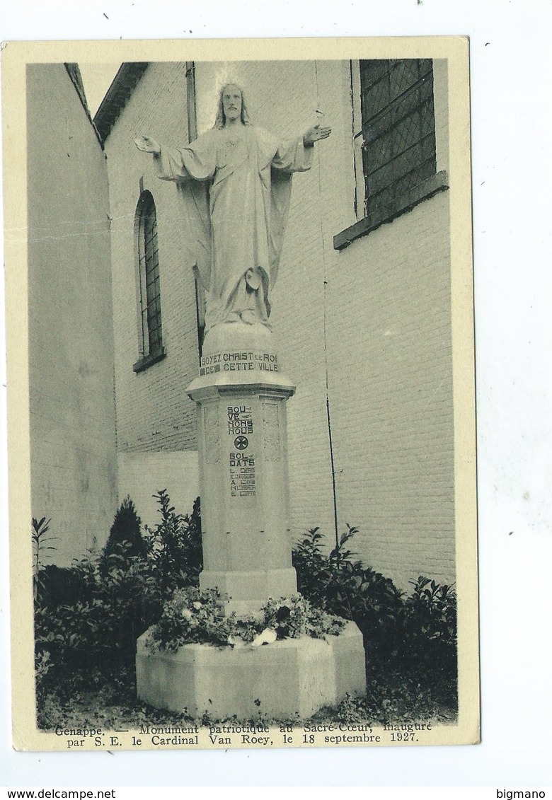 Genappe  Monument Patriotique Au Sacré-Coeur ( Petit Défaut Sans Gravité Voir Les Scans !!! ) - Genappe