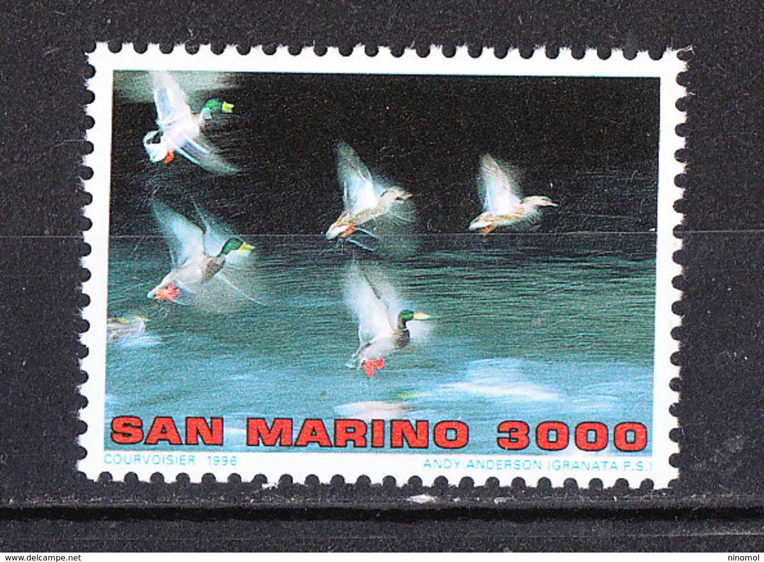 San Marino - 1996. Anatre In Volo. Ducks In Flight. MNH - Canards