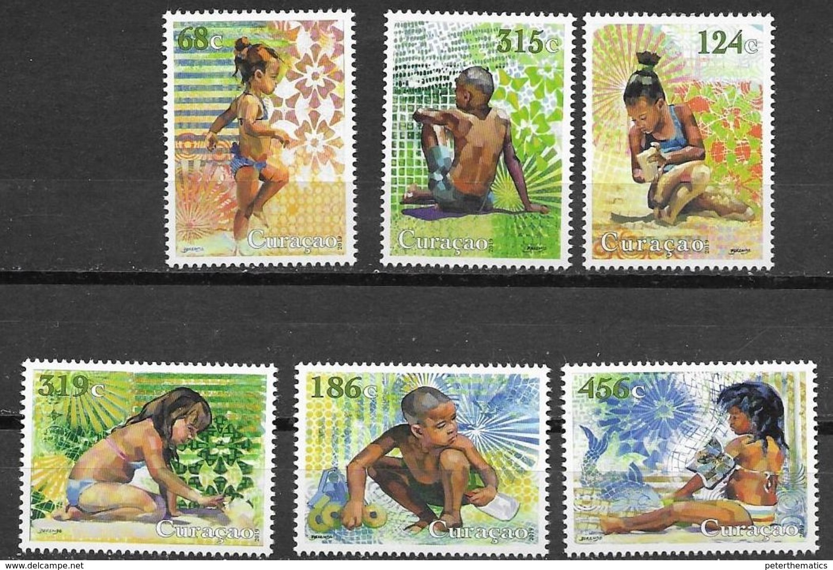 CURACAO, 2019, MNH, CHILDREN'S STAMPS, FISH, 6v - Other & Unclassified