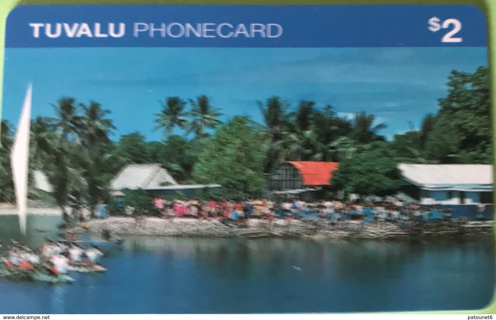 TUVALU  -  Phonecard  $2 - Tuvalu