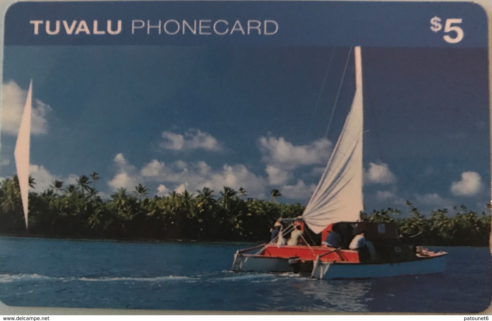 TUVALU  -  Phonecard  $5 - Tuvalu
