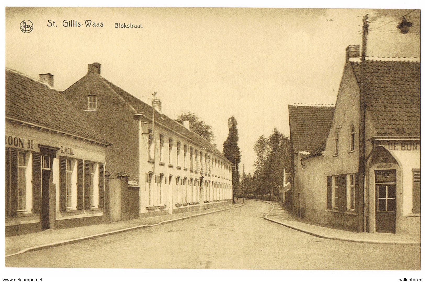 Sint-Gillis-Waas: Blokstraat ( 2 Scans) - Sint-Gillis-Waas