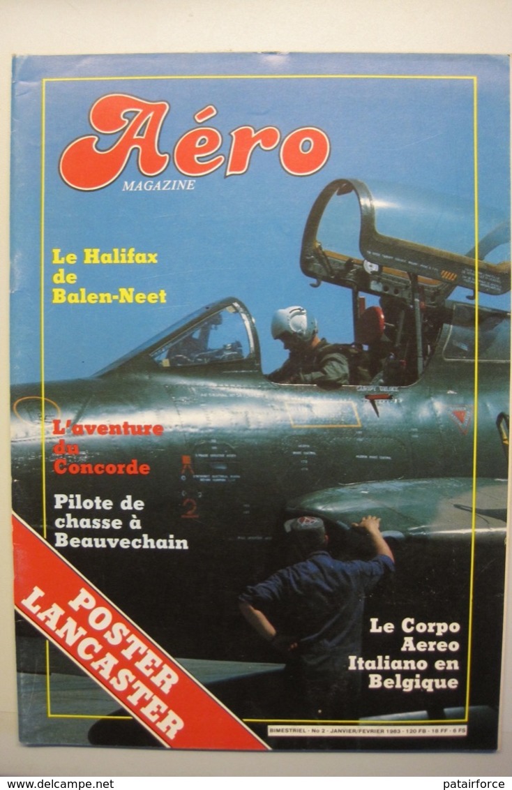 Aéro No 2 1983 / Force Aerienne Belge/ La Prom 80B / Concorde / Pilote De Chasse F-104 / Hanriot HD1 Willy Coppens - Aviation