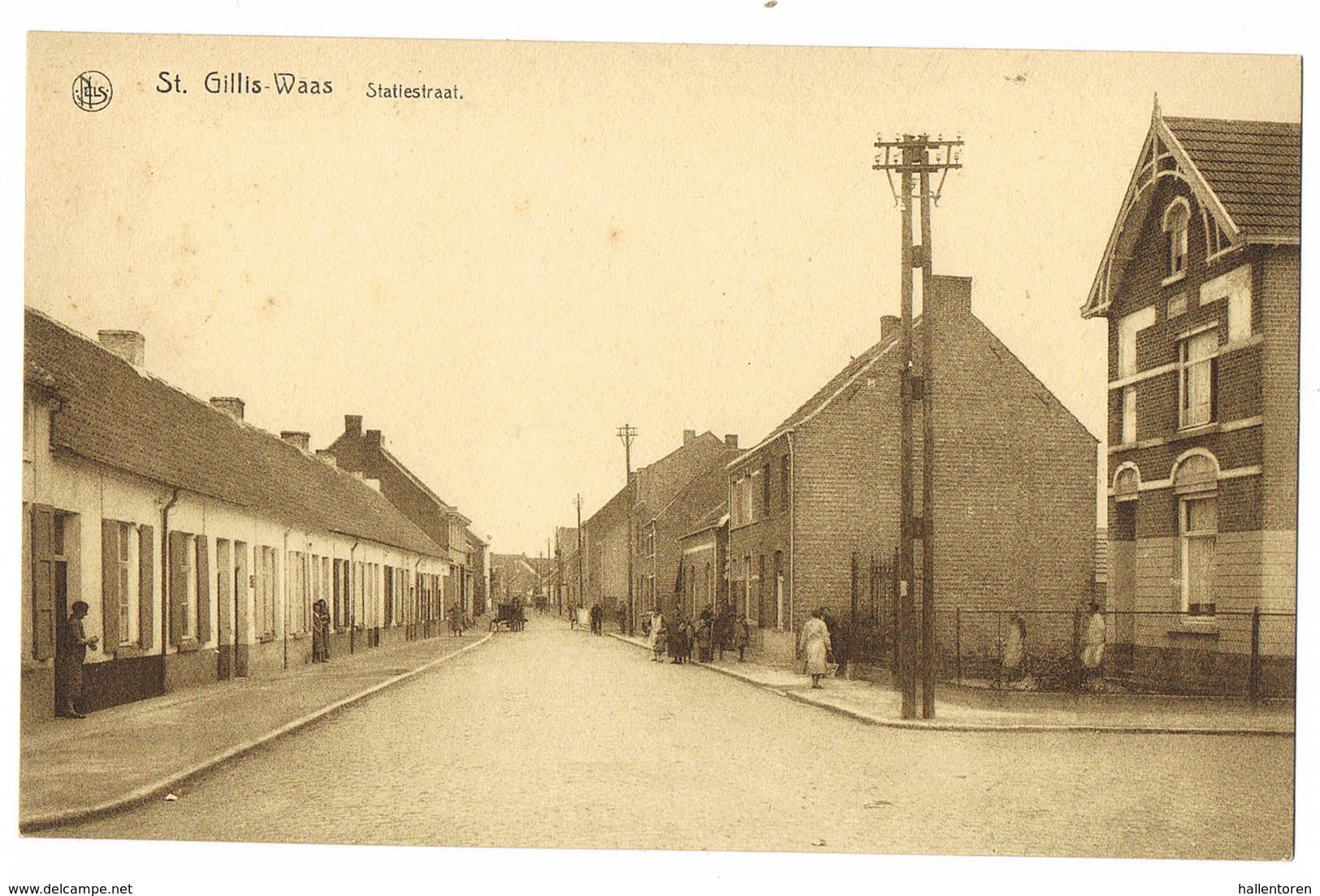 Sint-Gillis-Waas: Statiestraat ( 2 Scans) - Sint-Gillis-Waas