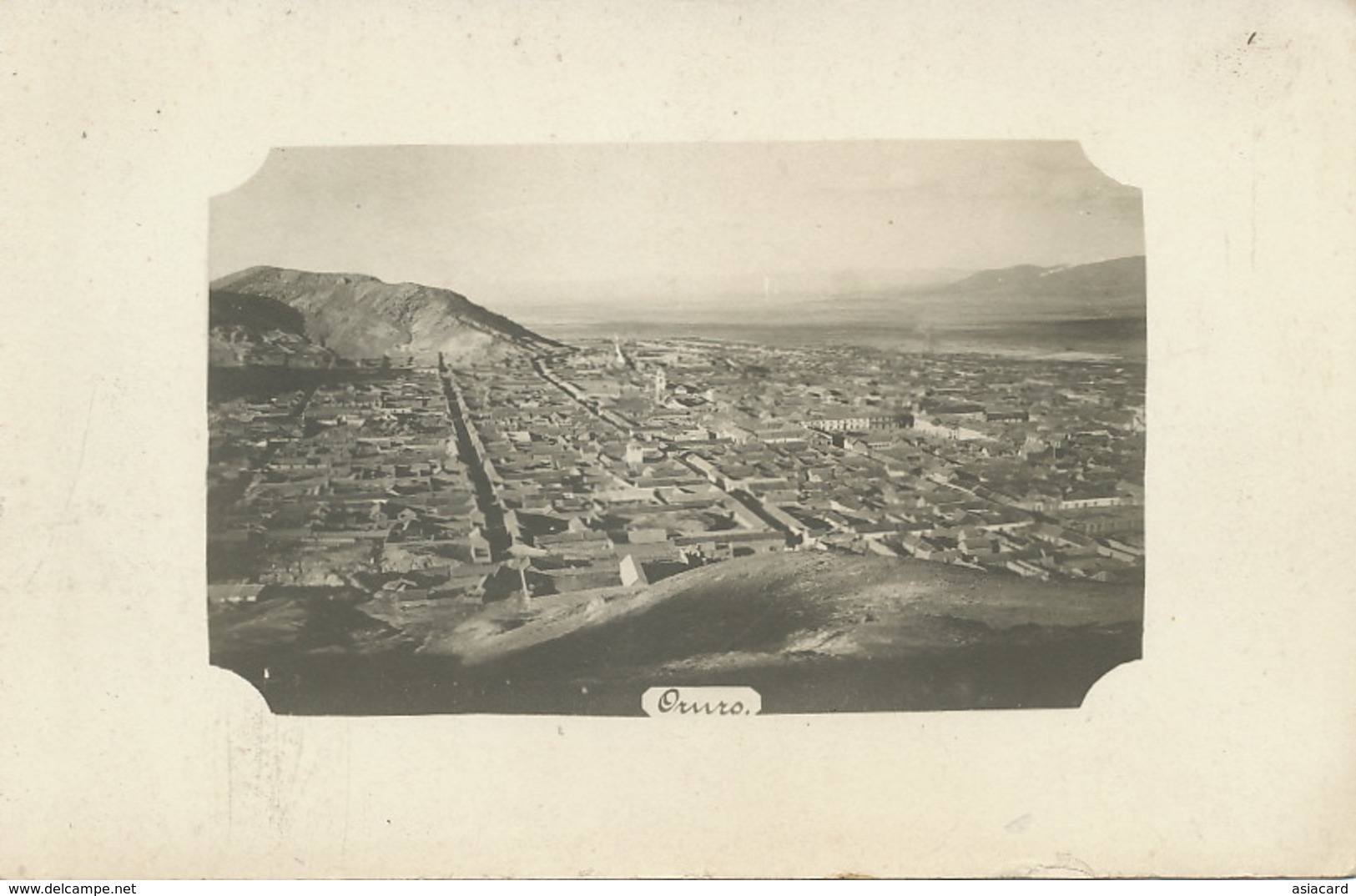 Real Photo  Oruro Undivided Back . Before 1903 - Bolivie