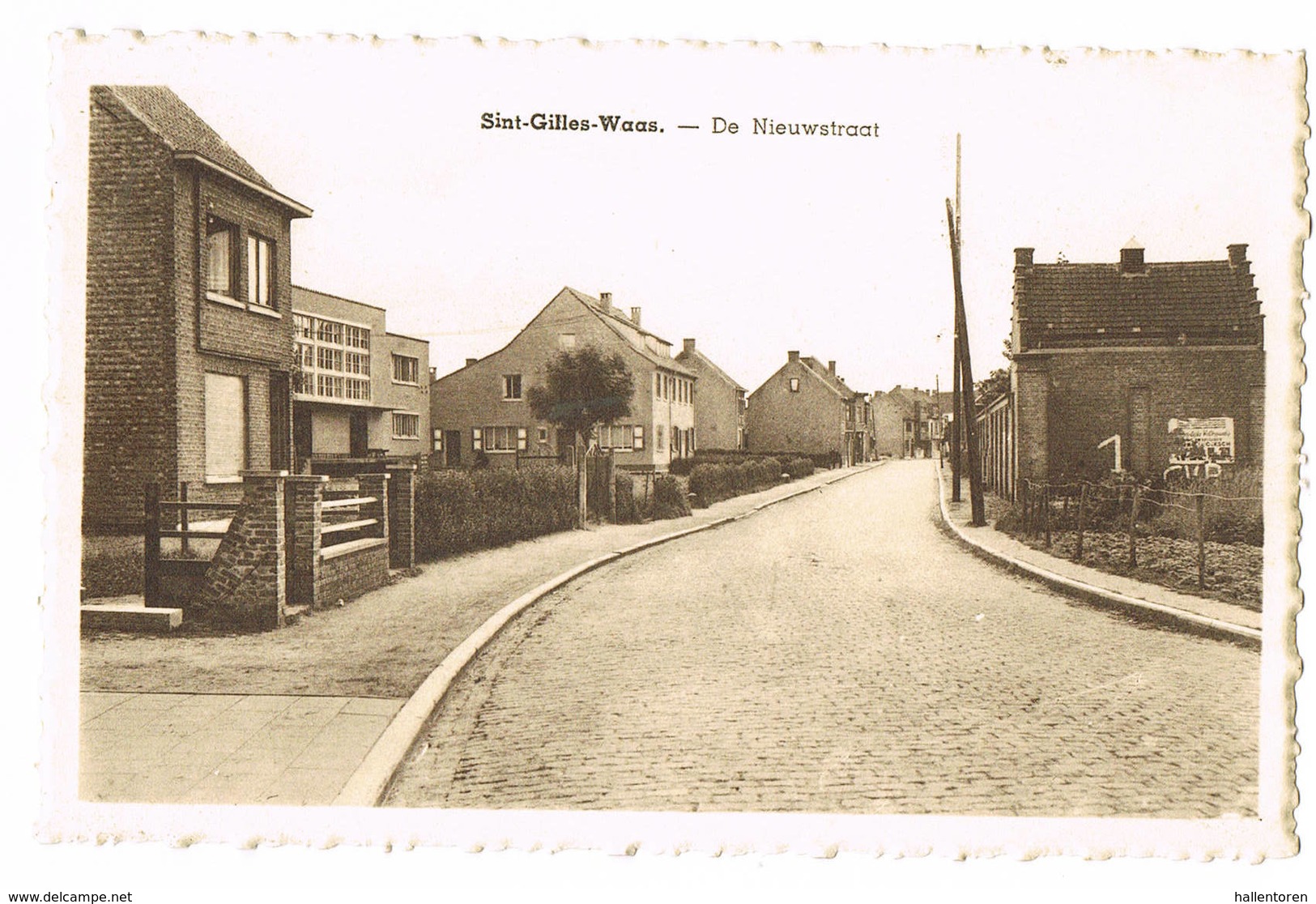 Sint-Gillis-Waas: De Nieuwstraat ( 2 Scans) - Sint-Gillis-Waas