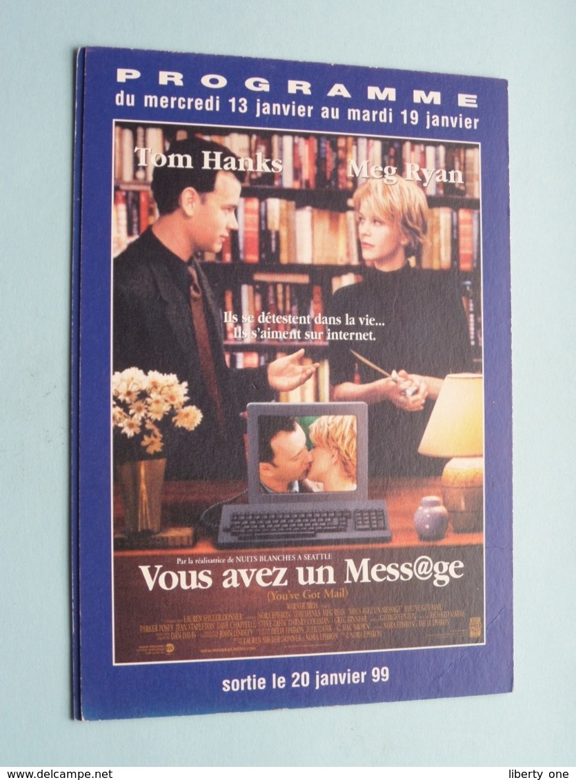 VOUS AVEZ UN MESS@GE > Pathé NICE ( Programme ) 1999 ( Voir Photo > 2 Scan ) ! - Publicité Cinématographique