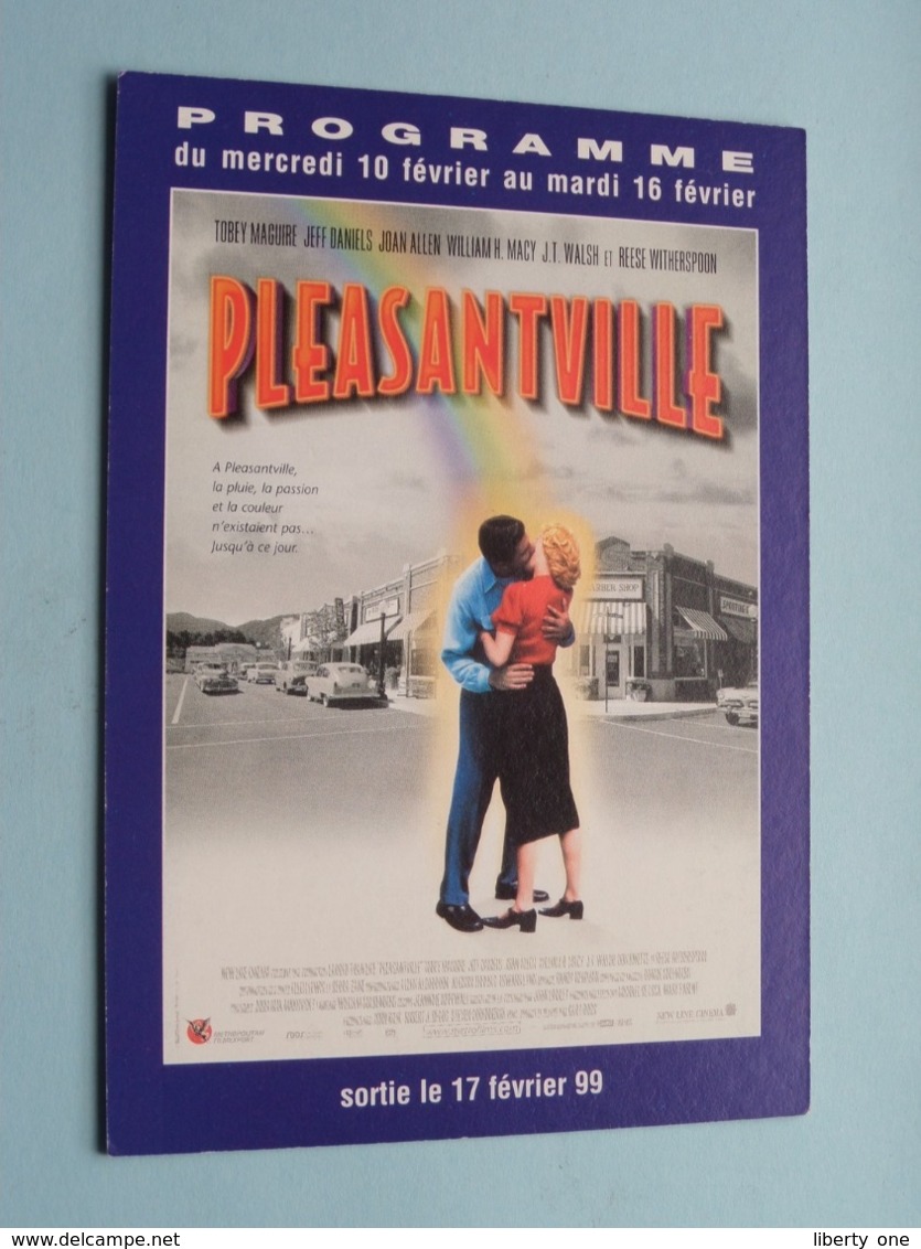 PLEASANTVILLE > Pathé NICE ( Programme ) 1999 ( Voir Photo > 2 Scan ) ! - Publicité Cinématographique