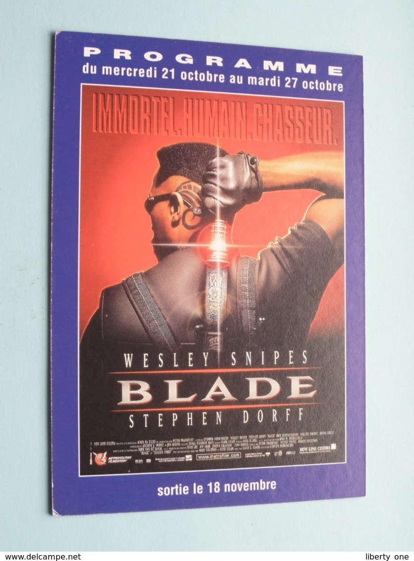 BLADE > Pathé NICE ( Programme ) 1998 ( Voir Photo > 2 Scan ) ! - Werbetrailer