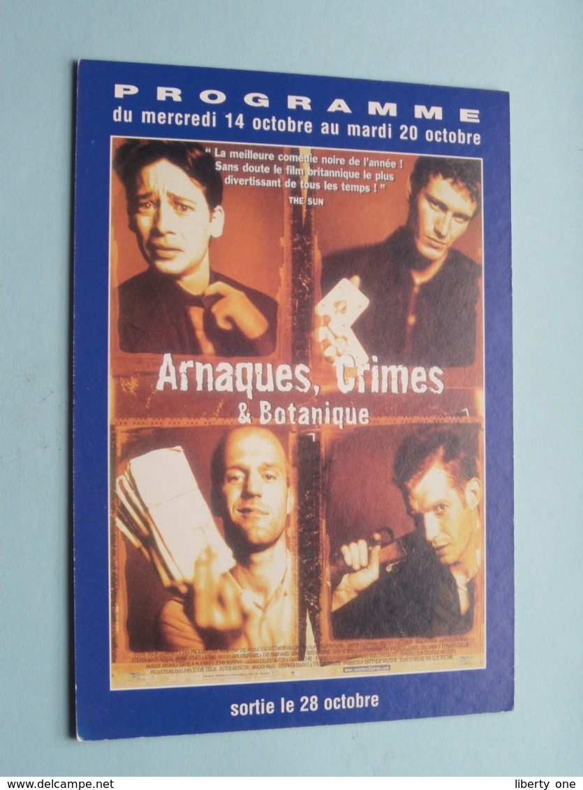 ARNAQUES, CRIMES & BOTANIQUE > Pathé NICE ( Programme ) 1998 ( Voir Photo > 2 Scan ) ! - Publicité Cinématographique