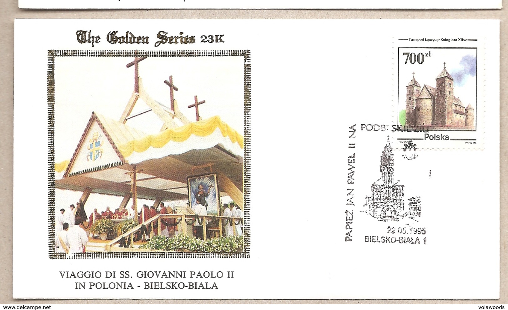 Polonia - Busta Con Annullo Speciale: Visita Di S.S. Giovanni Paolo II - 1995 - Storia Postale