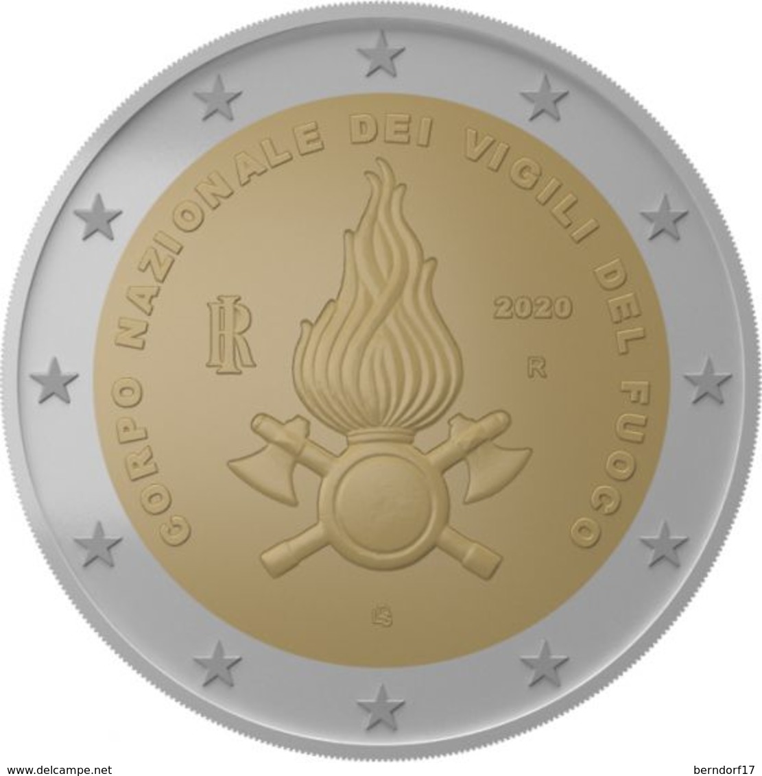 Italia - 2 Euro Vigili Del Fuoco - MONETA DA ROTOLINO - Italia